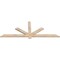 Ekena Millwork Kennewick Smooth Timber Gable Bracket, Douglas Fir, 72"W x 27"H x 1 1/2"D x 3 1/2"F, 9/12 Pitch GBW072X27X0204KEN00SDF - alternate 3